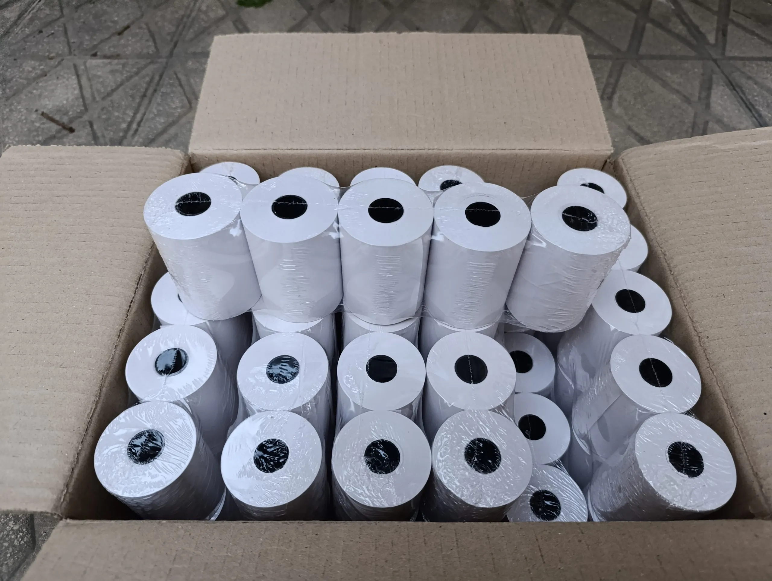 Jiang Thermal Paper Roll 55g 80mm Width 44 Yard (40m) (Carton of 60)